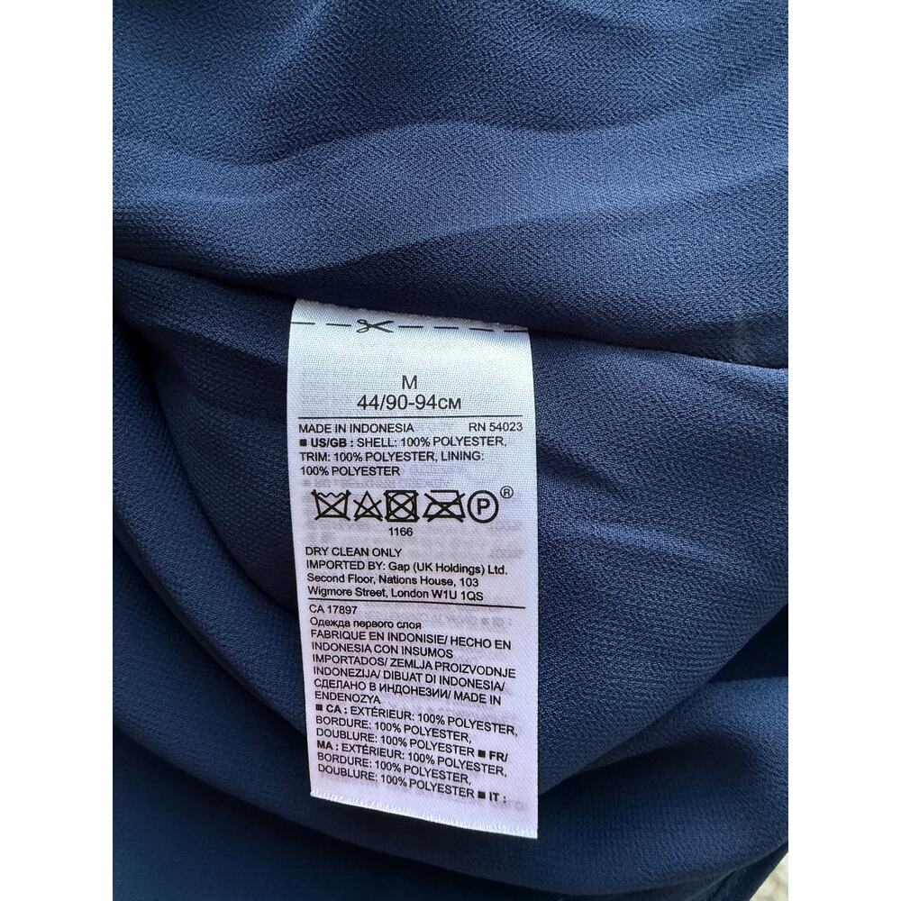 Banana Republic Navy White Trim Dressy Tank Medium - Picture 9 of 9